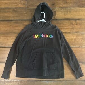 Levi’s Women’s Black and Multicolored Hoodie